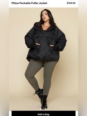 Black puffer jacket